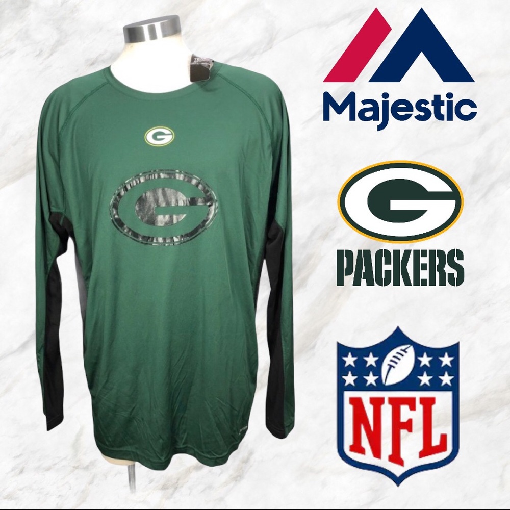 NWT NFL Green Bay Packers Cool Base L/S Shirt